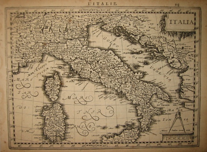 Mercator Gerard - Hondius Jodocus Italia 1630 Amsterdam 